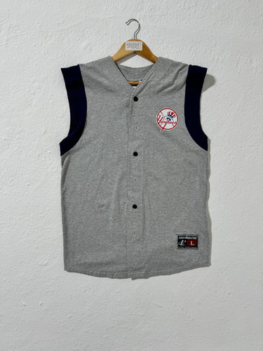 Vintage New York Yankees Button Up Shirt Sz. L