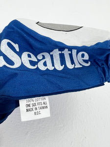 Vintage 1990's Seattle Seahawks Helmet Stretch-fit Cap