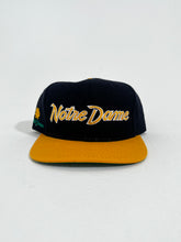 Vintage 1990's Sports Specialties Notre Dame Script Snapback Hat