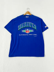 Vintage 1996 Seattle Seahawks Diamond Spike T-Shirt Sz. XL