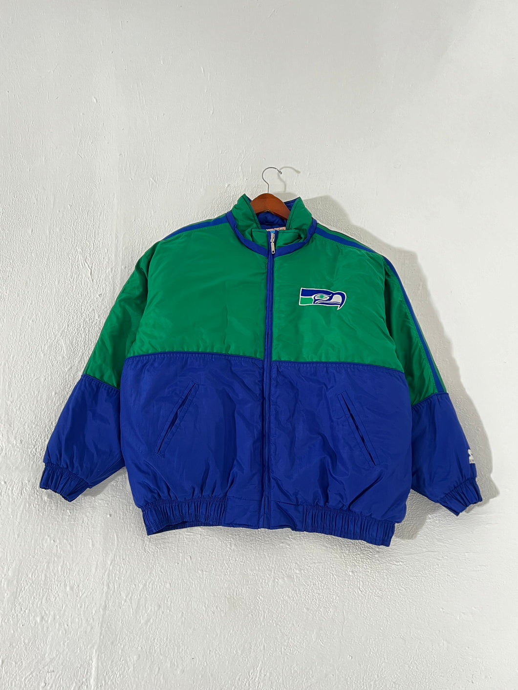 Vintage 1990's Seattle Seahawks Starter Puffer Jacket Sz. XL