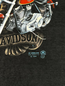 Vintage 1989 Harley Davidson Lynwood-Auburn T-Shirt Sz. XL
