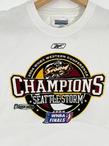 Vintage 2000's Seattle Storm 2004 WNBA Western Conference Champions T-Shirt Sz. M