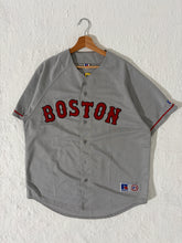 Vintage Boston Red Sox Gray Road Baseball Jersey Size L