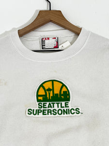 Vintage 1990's Seattle SuperSonics Skyline Logo Crewneck Sz. M (Y)