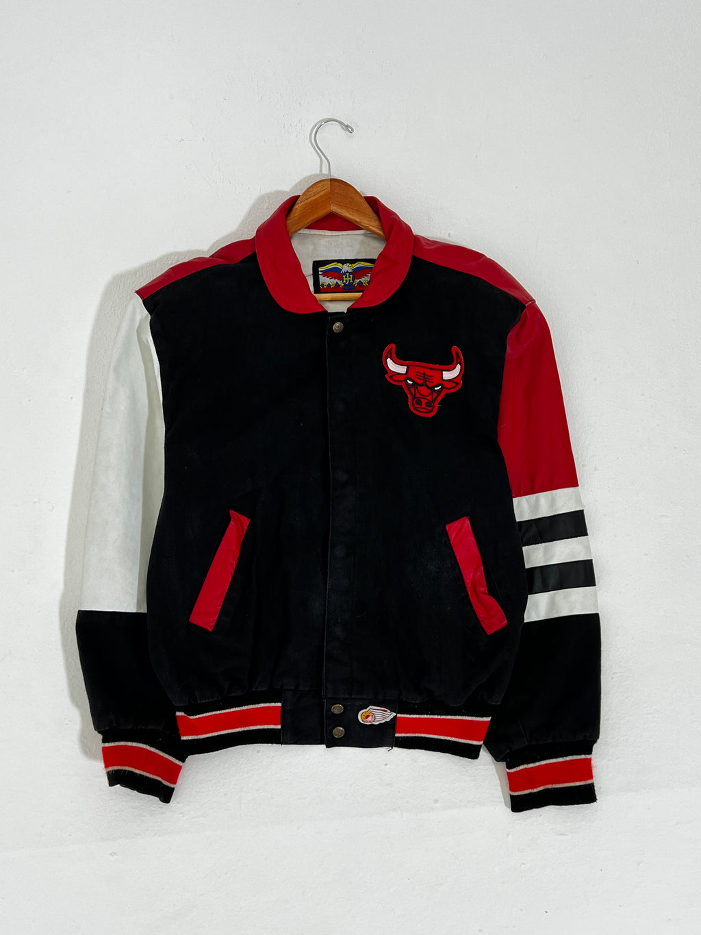 Maker of Jacket Bomber Jackets Vintage Chicago Bulls Jeff Hamilton Leather