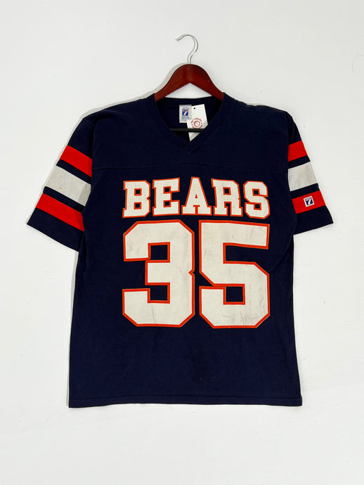 Vintage 1990's LOGO 7 Chicago Bears #35 T-Shirt Sz. L