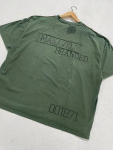 Vintage Tupac Makaveli Branded Green T-Shirt Sz. 3XL