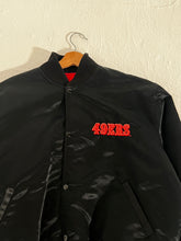 Vintage 1990's San Francisco 49ers Black Satin Jacket Sz. XL