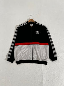 Adidas Track Jacket Blk/Orange Sz. 2XL