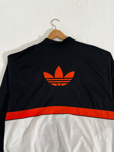 Adidas Track Jacket Blk/Orange Sz. 2XL