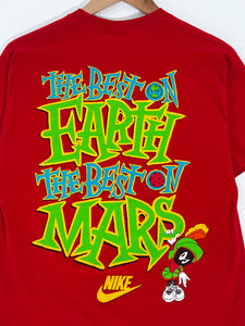 Vintage 1990's NIKE Space Jam "The Best on Earth / Mars" T-Shirt Sz. M