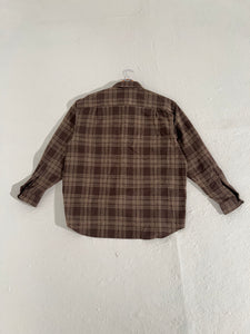 Pendleton Plaid Light Brown/Cream Lodge Shirt Sz. 2XL