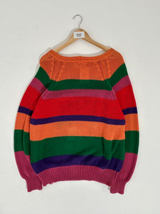 Vintage 1990's Ice-T Iceberg Colorful Knit Sweater Sz. XL