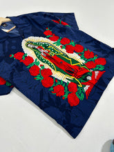 Vintage Mary Roses Navy Button Up Shirt Sz. XXL