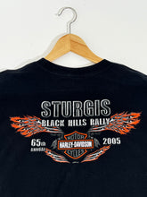 Vintage Y2K Harley Davidson 65th Annual Sturgis Black Hills Rally 2005 T-Shirt Sz. XL