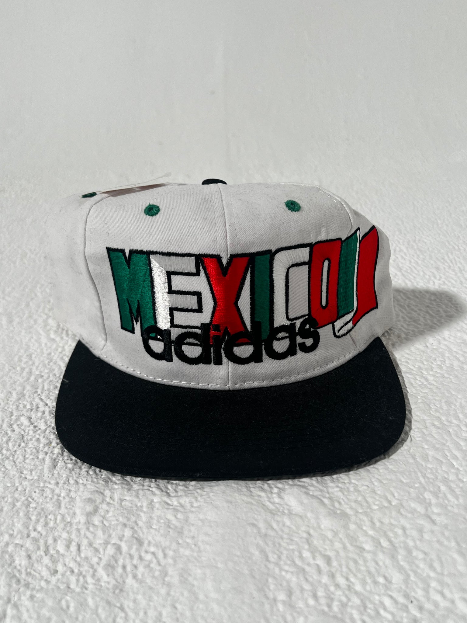 Vintage 1994 Adidas Mexico World Cup Snapback Hat Deadstock Vintage 1994 Adidas Mexico World Cup Snapback Hat Deadstock