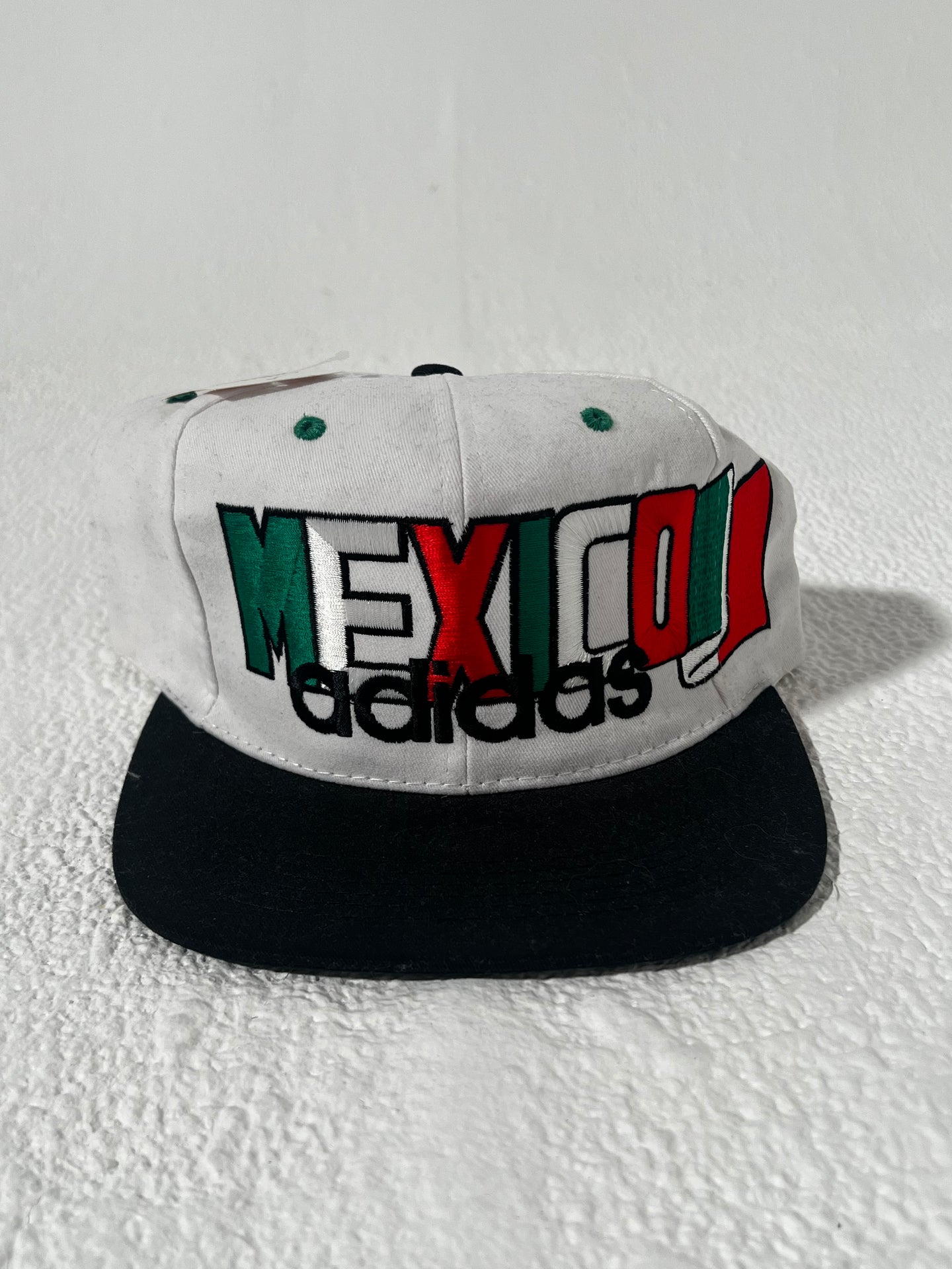 Vintage 1994 Adidas Mexico World Cup Snapback Hat Deadstock