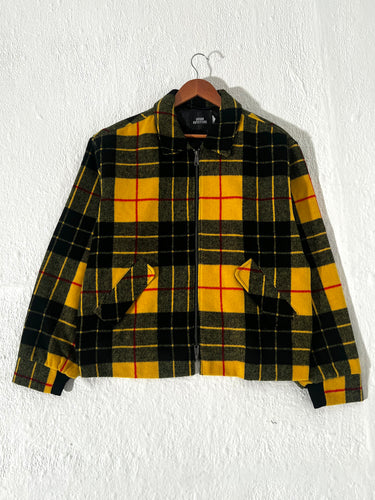 Urban Outfitters Yellow Flannel Jacket Sz. XL