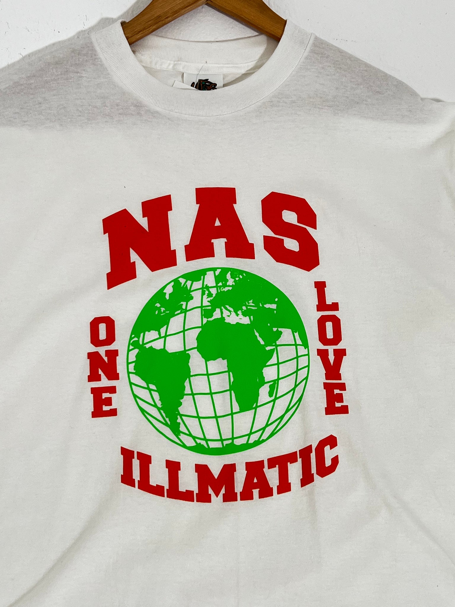 Vintage 1990's Bootleg Nas Illmatic T-Shirt Sz. XL Vintage 1990's Bootleg Nas Illmatic T-Shirt Sz. XL