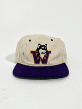 Vintage 1990's University of Washington Autographed Snapback Hat