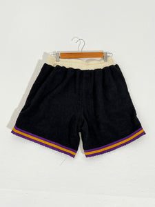 J.SKY DESIGNS "DAWGYSTYLE" TERRY CLOTH TOWEL SHORTS