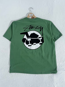 Stussy Skateman Green T-Shirt Sz. XL (NWT)