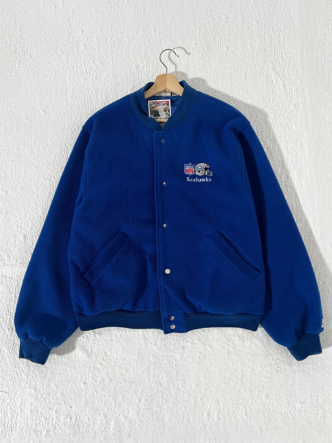 Vintage 1990's Seattle Seahawks Starter Button Up Jacket Sz. L
