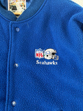 Vintage 1990's Seattle Seahawks Starter Button Up Jacket Sz. L