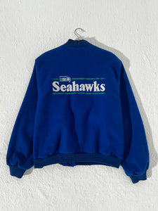 Vintage 1990's Seattle Seahawks Starter Button Up Jacket Sz. L