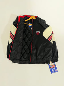 90's chicago bulls starter jacket hot sale