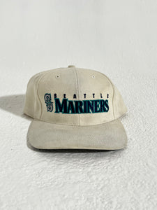 Vintage Seattle Mariners White Strapback Hat (NWT)
