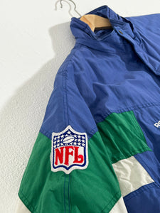 Vintage 1990's Seattle Seahawks Reebok Puffer Jacket Sz. L