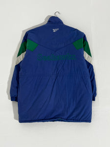 Vintage 1990's Seattle Seahawks Reebok Puffer Jacket Sz. L