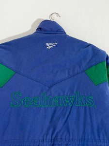 Vintage 1990's Seattle Seahawks Reebok Puffer Jacket Sz. L