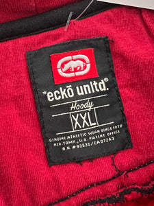 Vintage Y2K Ecko United Red Hooded Jacket Sz. XXL