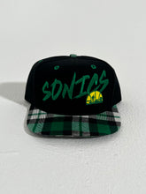 Vintage Seattle SuperSonics Plaid Brim Snapback Hat