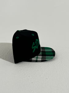 Vintage Seattle SuperSonics Plaid Brim Snapback Hat