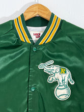 Vintage Oakland Athletics A's Satin Bomber Jacket Sz. XL