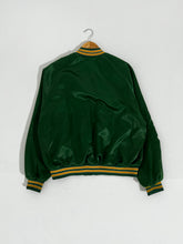 Vintage Oakland Athletics A's Satin Bomber Jacket Sz. XL