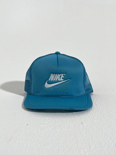 Vintage Blue Nike Mesh Snapback Hat