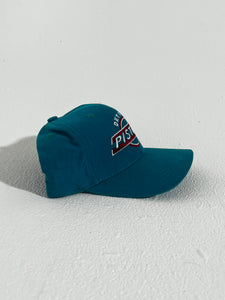 Vintage 1990's Detroit Pistons Teal Snapback Hat