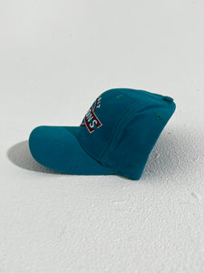 Vintage 1990's Detroit Pistons Teal Snapback Hat