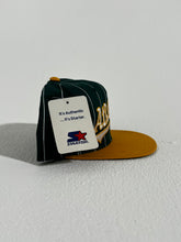 Vintage 1990's Oakland Athletics A's Pinstripe Starter Snapback Hat NWT