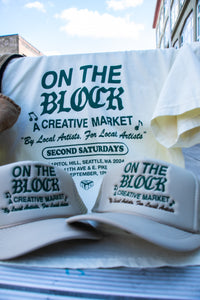 On the Block '24 Cream/Green Trucker Hat