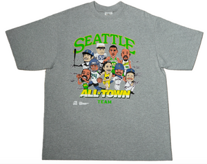 Alive & Well x TBNW "All-Town" Heather Gray Tee