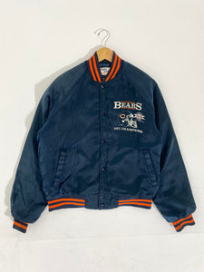 Vintage Chicago Bears "1983 NFC Champions" Satin CHALK LINE Jacket Sz. M