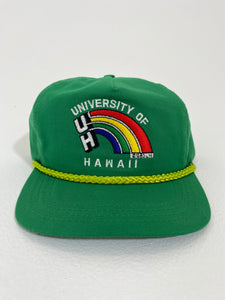 Vintage 1980's University of Hawaii Rainbow Warriors Snapback Hat
