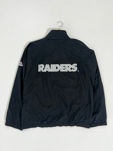 Vintage 1990's NFL APEX ONE Oakland Raiders Windbraker Sz. M