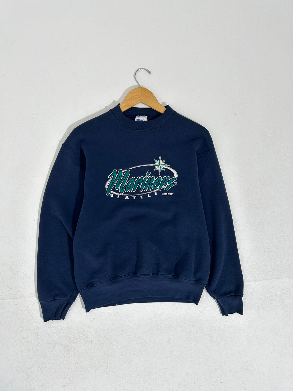 Vintage MLB - Seattle Mariners Embroidered Crew Neck Sweatshirt